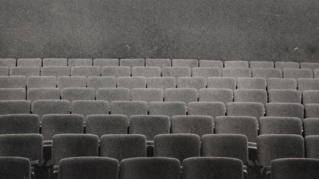 Empty theater seats